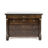 Black Marble Top Chest