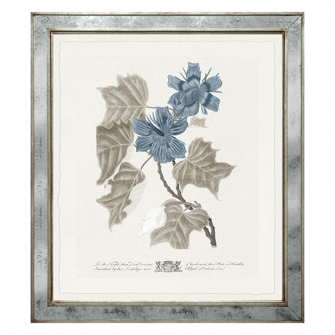 Imperial Flowers Blue & Grey- Print 7