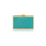 Box Clutch Turquoise