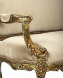 Gilded Carved Settee