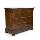 Louis Philippe Chest with Marble Top