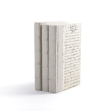 Recycled Canvas-Gray Books-set of 3