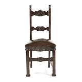 Set of Six Leather Chairs