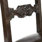 Set of Six Leather Chairs