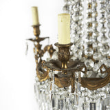 Small French Crystal Chandelier