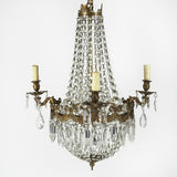 Small French Crystal Chandelier