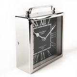 Tribeca Square Table Clock With Roman Numerals