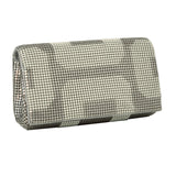 Geo Clutch Silver