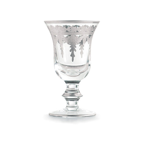 Vetro Silver Water/Wine Glass- set of four
