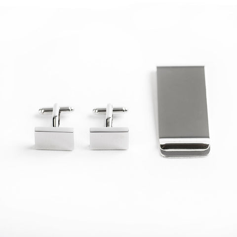 Money Clip & Cufflink Set