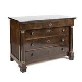 Black Marble Top Chest
