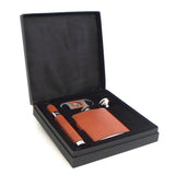 Cigar and Flask Set Tan