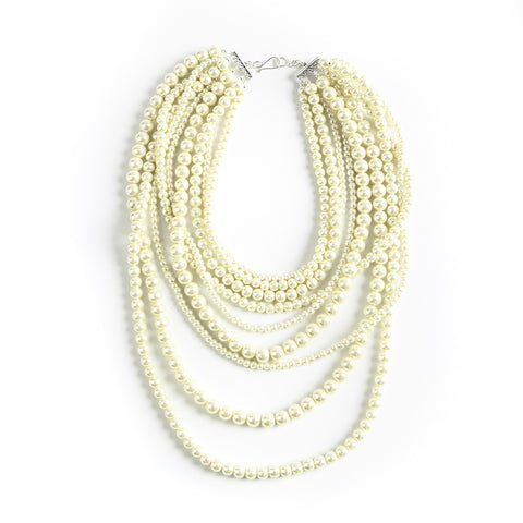 Ivory Swarovski Pearl Necklace