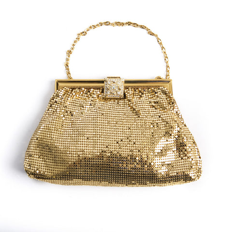 Vintage Whiting & Davis Gold Mesh Purse