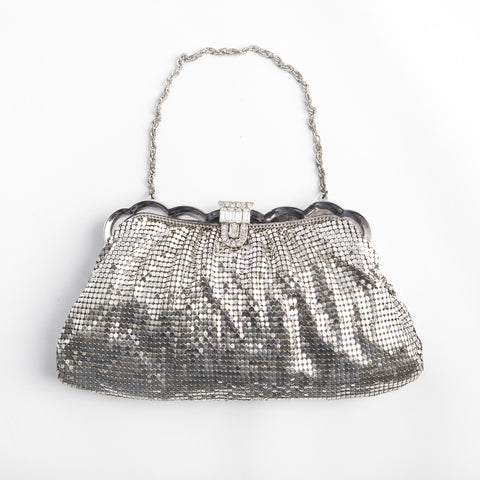 Vintage Whiting & Davis Silver Mesh Purse