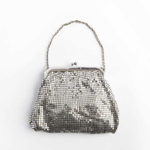 Vintage Whiting & Davis Mesh Wedding Bag, 1930s