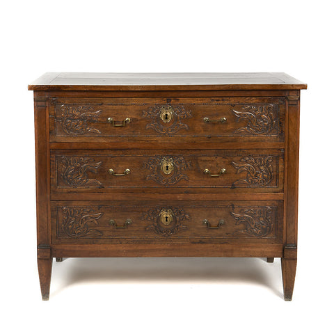 Hand-carved Louis XVI Chest