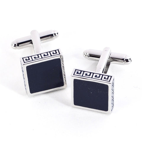 Blue Enamel Cufflinks