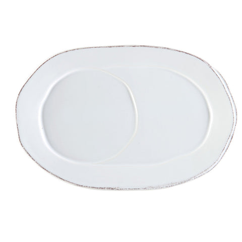 Lastra Oval Tray White