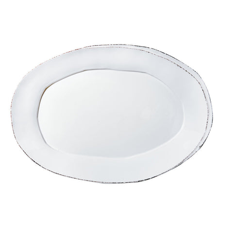 Lastra Oval Platter White