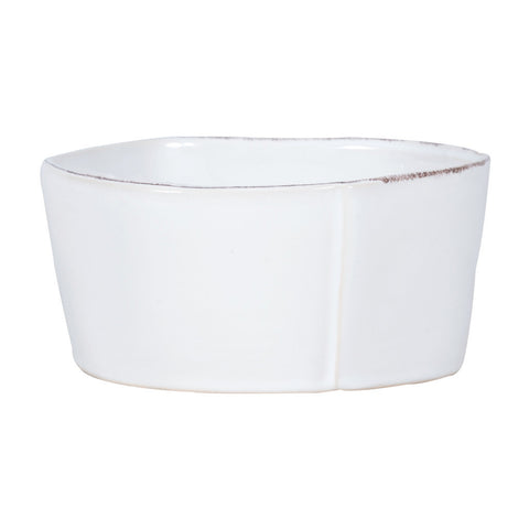 Lastra Serving Bowl White