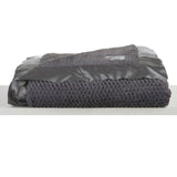 Luxe Twist Throw Charcoal