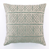 Nautical Knot Pillow Gray