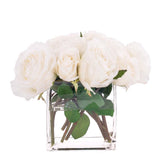 Rose Glass Cube