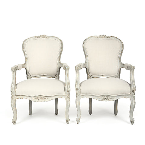 Pair of Vintage Painted Chairs