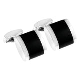 Square Cufflinks Black