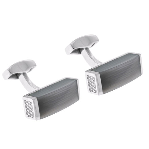 Rectangular Cufflinks black